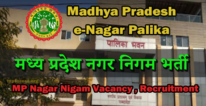 MP Nagar Nigam Vacancy 2022