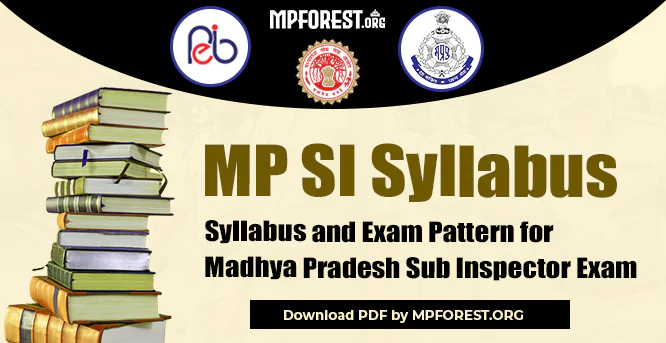 MP SI Syllabus