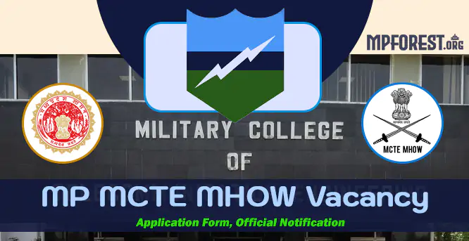 MCTE MHOW Vacancy 2023